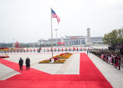 President Donald Trump and President Xi Jinping in China