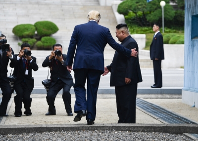 Trump and Kim Jong Un meeting