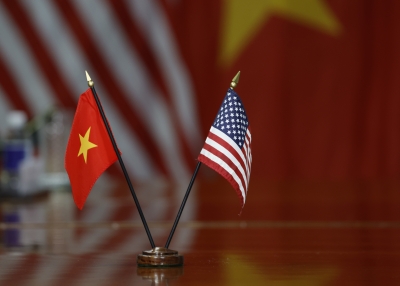 U.S. and Vietnam flags