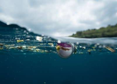Plastic in water