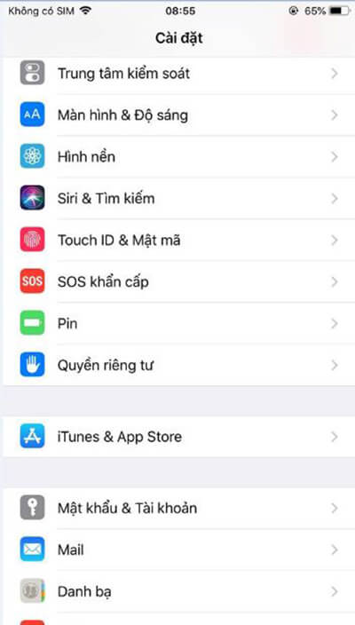 Chuyển vùng App Store 1
